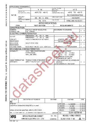 MS162L1-HRMJ-15W350 datasheet  